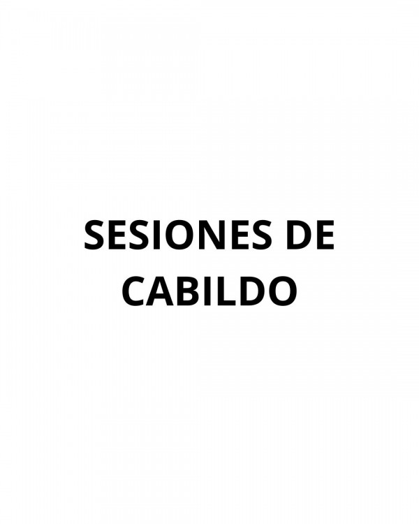 SESIONES DE CABILDO